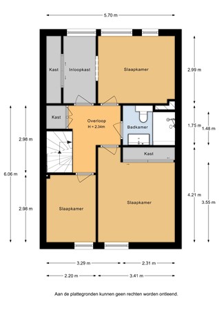 Floorplan - Assumburg 123, 3328 BD Dordrecht